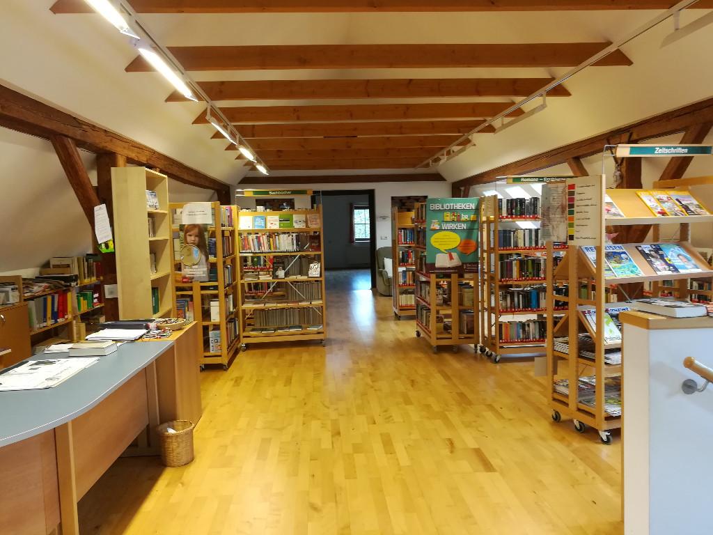 Innenansicht: Bibliothek St. Stefan ob Stainz