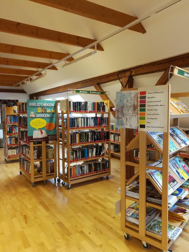 Innenansicht: Bibliothek St. Stefan ob Stainz