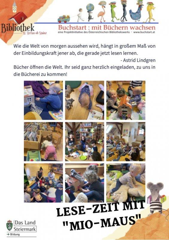 Buchstart - Plakat