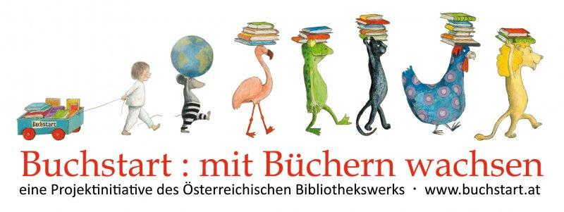 Logo: Buchstart - mit Büchern wachsen