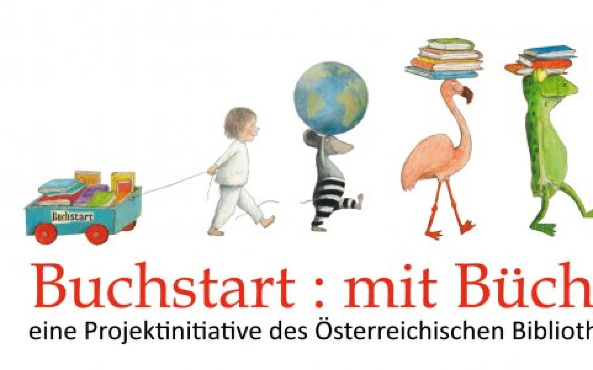 Logo: Buchstart - mit Büchern wachsen